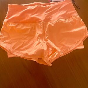 Fila Women's Vibrant Orange Athletic Shorts